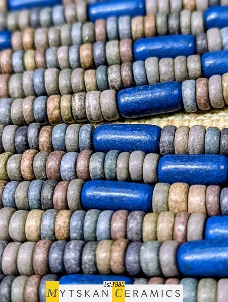 Ceramic necklace, women's jewelry made of natural ceramics. Necklace. Art. 28
