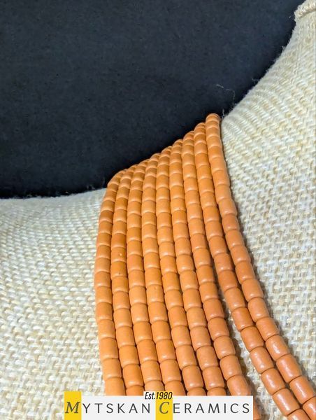 Ceramic necklace, women's jewelry made of natural ceramics. Necklace. Art. 409
