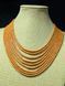 Ceramic necklace, women's jewelry made of natural ceramics. Necklace. Art. 409