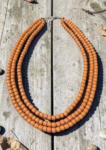 Ceramic necklace, women's jewelry made of natural ceramics. Necklace. Art. 411