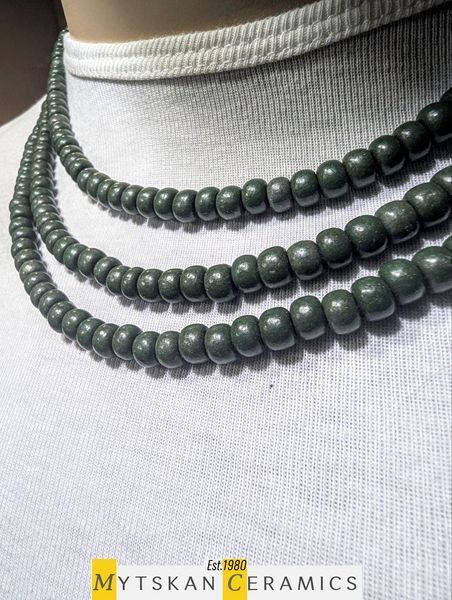 Ceramic necklace, women's jewelry made of natural ceramics. Necklace. Art. 46