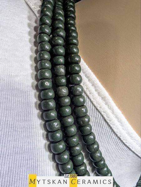 Ceramic necklace, women's jewelry made of natural ceramics. Necklace. Art. 46