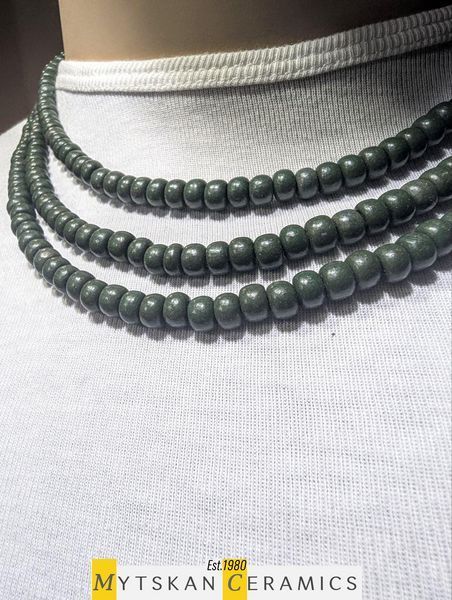 Ceramic necklace, women's jewelry made of natural ceramics. Necklace. Art. 46