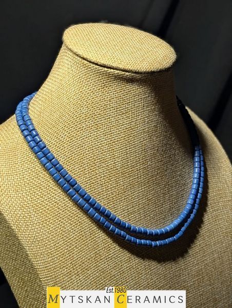 Ceramic necklace, women's jewelry made of natural ceramics. Necklace. Art. 225
