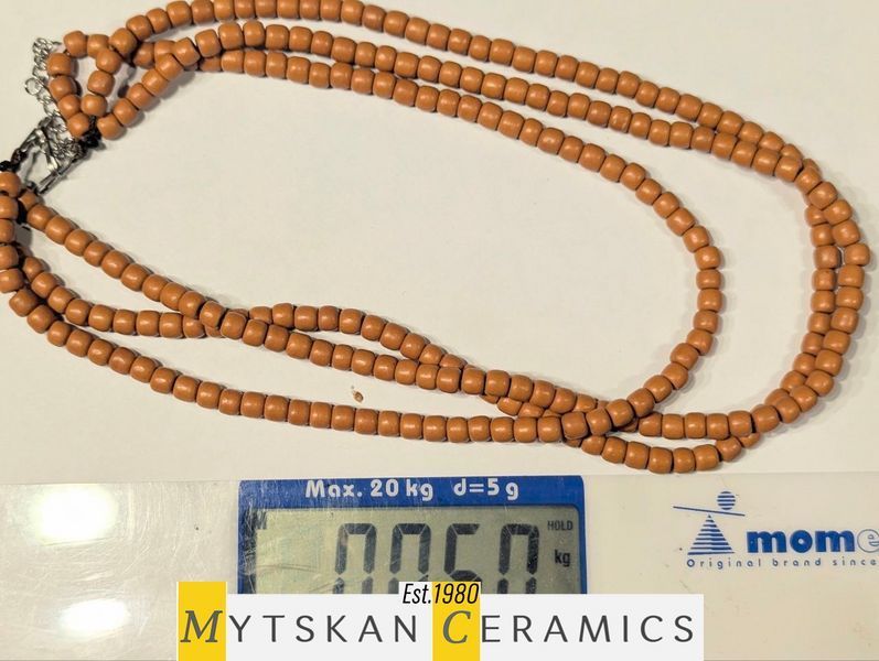 Ceramic necklace, women's jewelry made of natural ceramics. Necklace. Art. 411