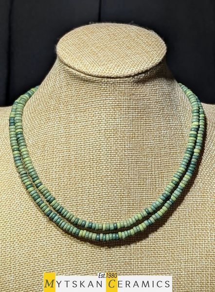 Ceramic necklace, women's jewelry made of natural ceramics. Necklace. Art. 226
