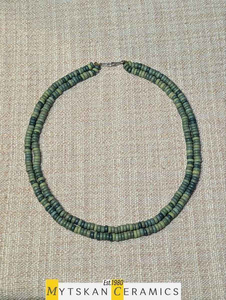 Ceramic necklace, women's jewelry made of natural ceramics. Necklace. Art. 226