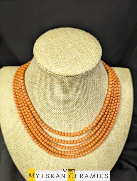 Ceramic necklace, women's jewelry made of natural ceramics. Necklace. Art. 412
