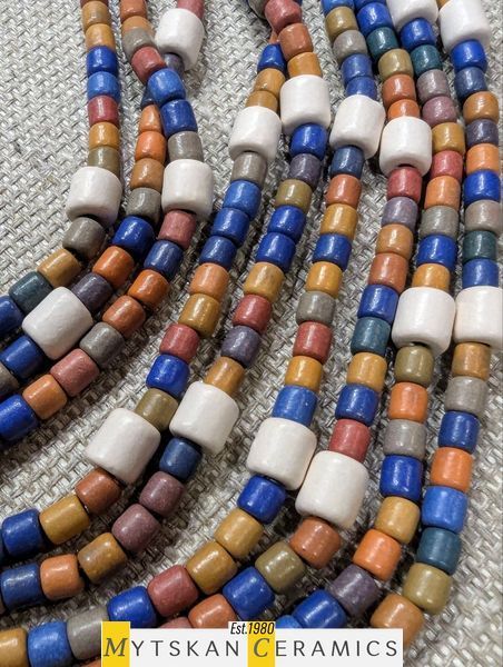 Ceramic necklace, women's jewelry made of natural ceramics. Necklace. Art. 339