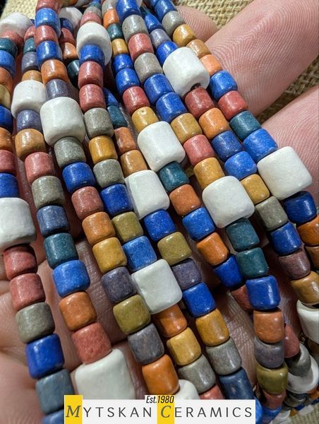 Ceramic necklace, women's jewelry made of natural ceramics. Necklace. Art. 339