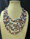 Ceramic necklace, women's jewelry made of natural ceramics. Necklace. Art. 339