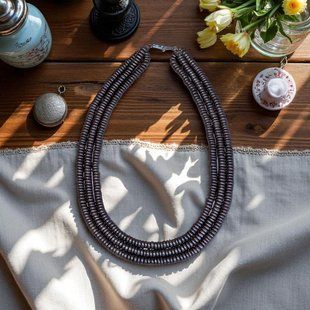 Ceramic necklace, women's jewelry made of natural ceramics. Necklace. Art. 179