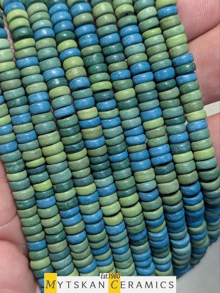 Ceramic necklace, women's jewelry made of natural ceramics. Necklace. Art. 229
