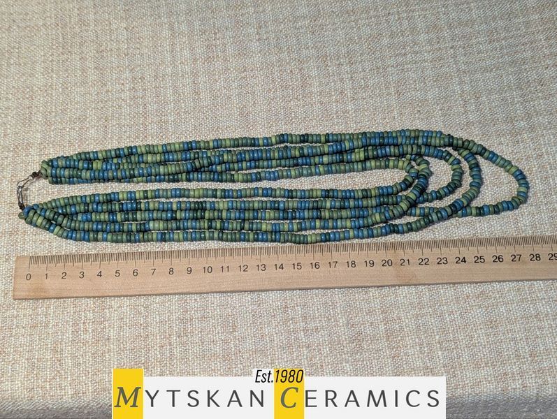 Ceramic necklace, women's jewelry made of natural ceramics. Necklace. Art. 229