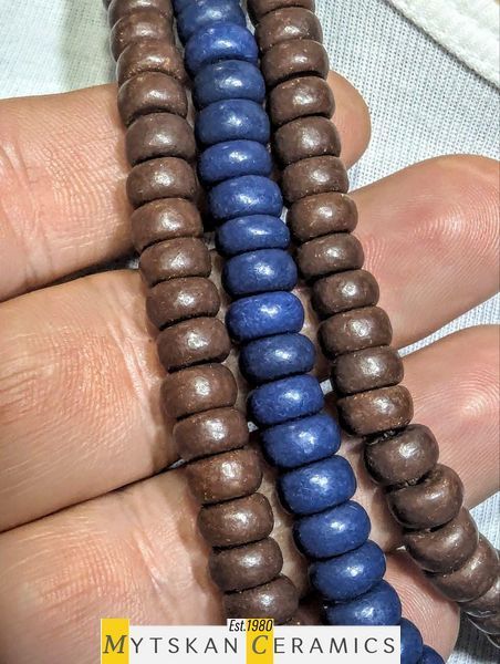 Ceramic necklace, women's jewelry made of natural ceramics. Necklace. Art. 47