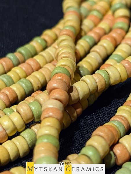 Ceramic necklace, women's jewelry made of natural ceramics. Necklace. Art. 273