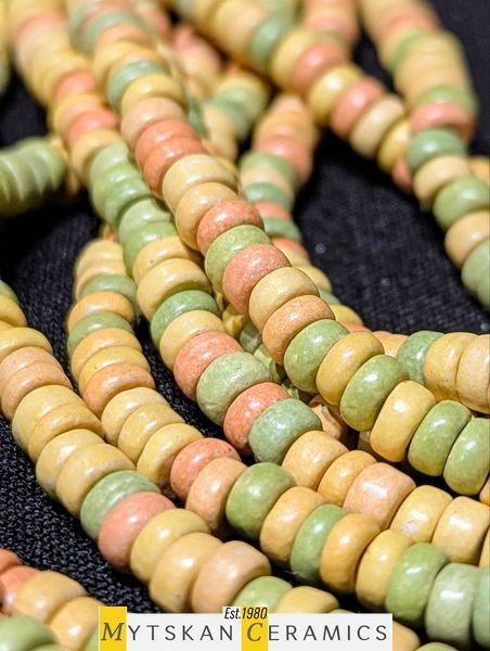 Ceramic necklace, women's jewelry made of natural ceramics. Necklace. Art. 273