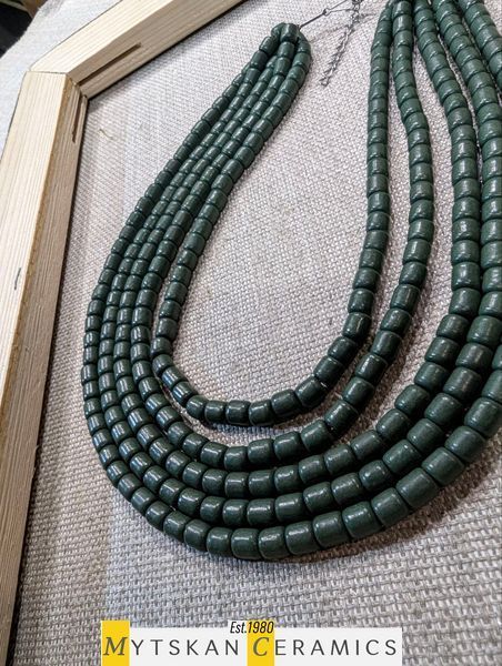 Ceramic necklace, women's jewelry made of natural ceramics. Necklace. Art. 343
