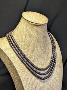 Ceramic necklace, women's jewelry made of natural ceramics. Necklace. Art. 181