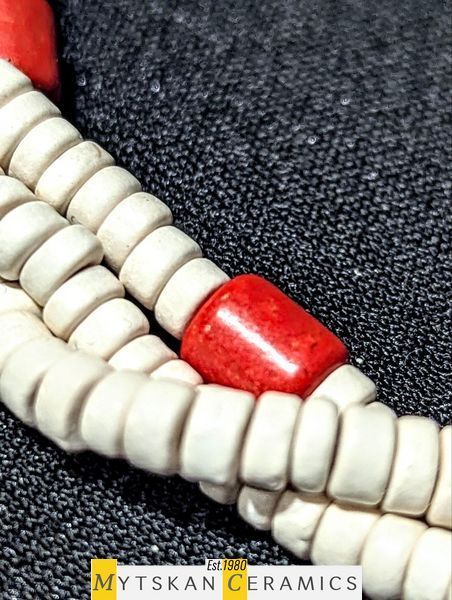 Ceramic necklace, women's jewelry made of natural ceramics. Necklace. Art. 300