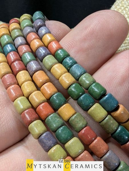 Ceramic necklace, women's jewelry made of natural ceramics. Necklace. Art. 345