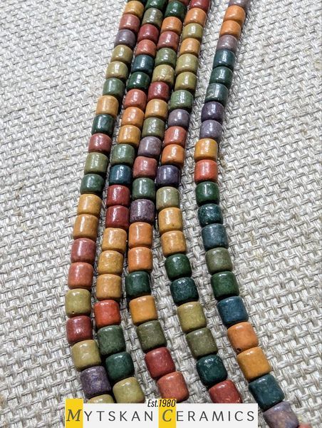 Ceramic necklace, women's jewelry made of natural ceramics. Necklace. Art. 345