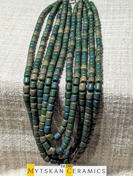 Ceramic necklace, women's jewelry made of natural ceramics. Necklace. Art. 274