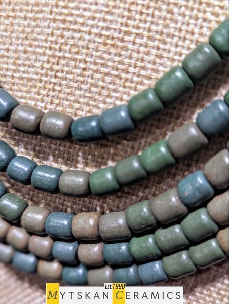 Ceramic necklace, women's jewelry made of natural ceramics. Necklace. Art. 274