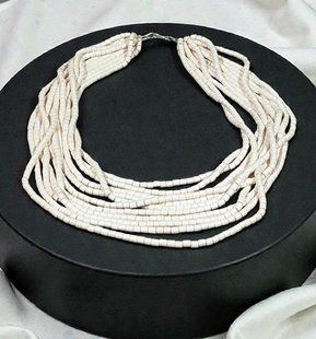 Ceramic necklace, women's jewelry made of natural ceramics. Necklace. Art. 277
