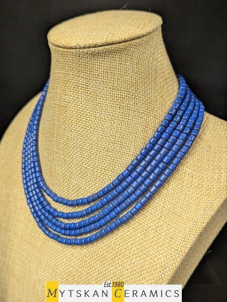 Ceramic necklace, women's jewelry made of natural ceramics. Necklace. Art. 260