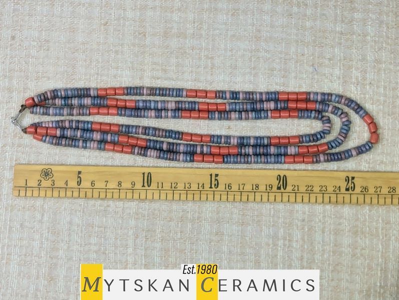 Ceramic necklace, women's jewelry made of natural ceramics. Necklace. Art. 185