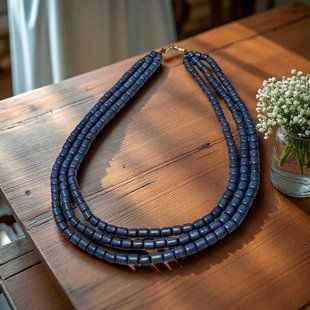 Ceramic necklace, women's jewelry made of natural ceramics. Necklace. Art. 186