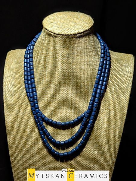 Ceramic necklace, women's jewelry made of natural ceramics. Necklace. Art. 186