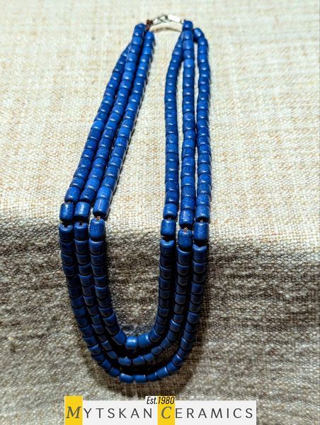 Ceramic necklace, women's jewelry made of natural ceramics. Necklace. Art. 186