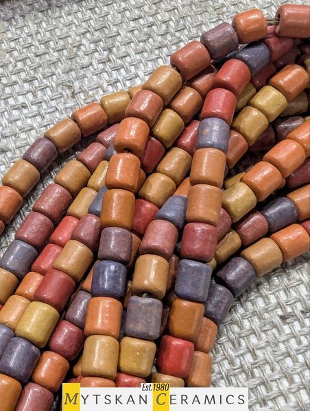 Ceramic necklace, women's jewelry made of natural ceramics. Necklace. Art. 344