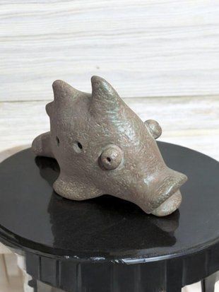 Керамічна музична скульптурка-окарина у формі риби. Риба. Арт. 7 риба 7 фото