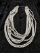 Ceramic necklace, women's jewelry made of natural ceramics. Necklace. Art. 346