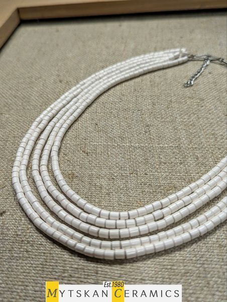 Ceramic necklace, women's jewelry made of natural ceramics. Necklace. Art. 295