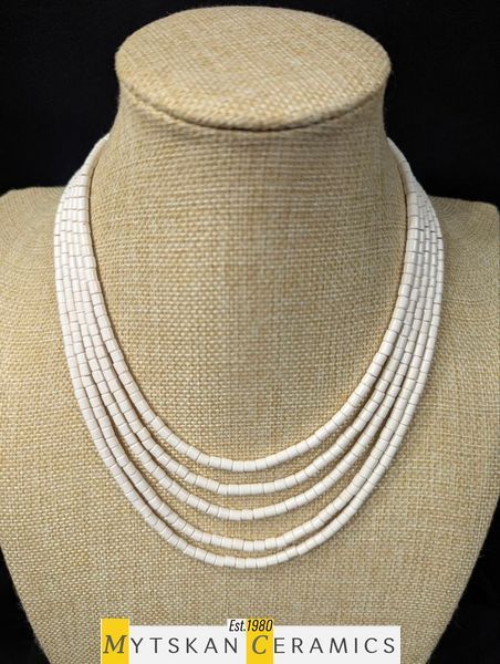 Ceramic necklace, women's jewelry made of natural ceramics. Necklace. Art. 295