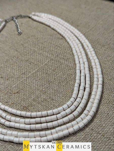 Ceramic necklace, women's jewelry made of natural ceramics. Necklace. Art. 295