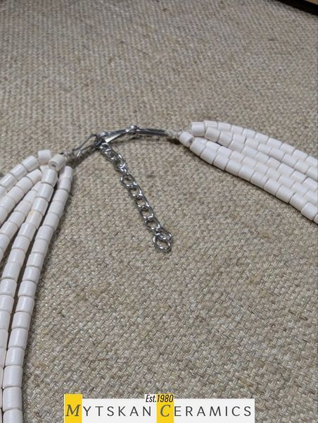 Ceramic necklace, women's jewelry made of natural ceramics. Necklace. Art. 295