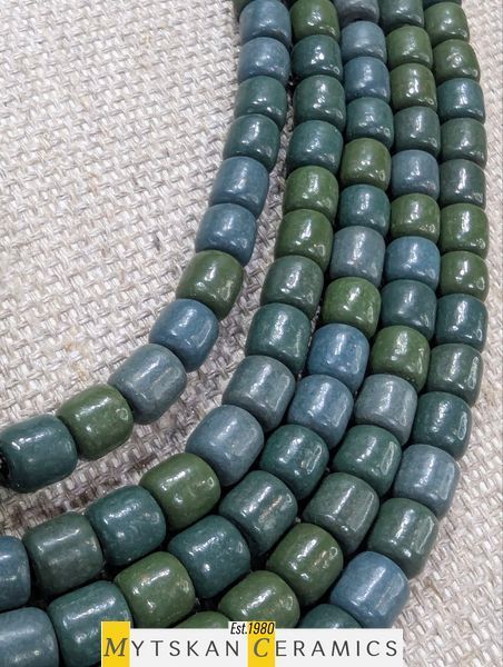 Ceramic necklace, women's jewelry made of natural ceramics. Necklace. Art. 348
