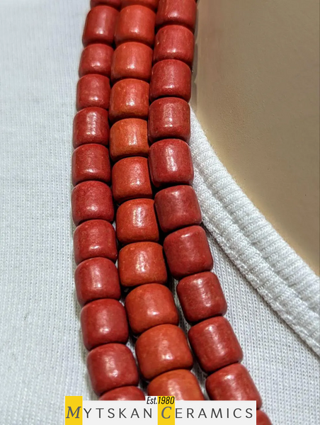 Ceramic necklace, women's jewelry made of natural ceramics. Necklace. Art. 10