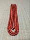 Ceramic necklace, women's jewelry made of natural ceramics. Necklace. Art. 10