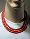 Ceramic necklace, women's jewelry made of natural ceramics. Necklace. Art. 10