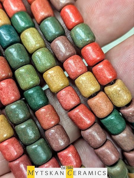 Ceramic necklace, women's jewelry made of natural ceramics. Necklace. Art. 23