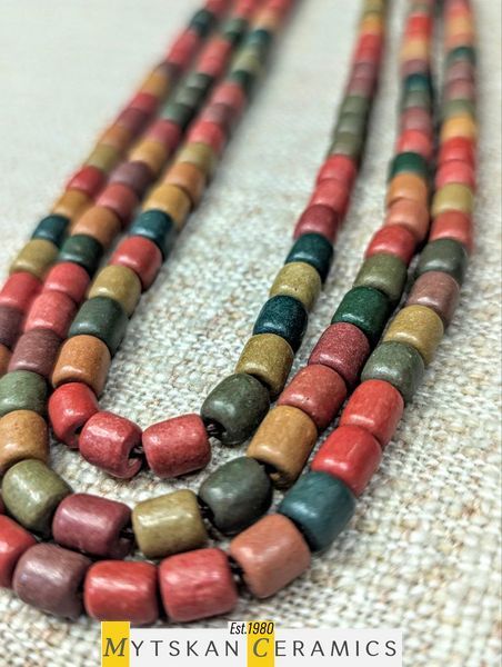 Ceramic necklace, women's jewelry made of natural ceramics. Necklace. Art. 23