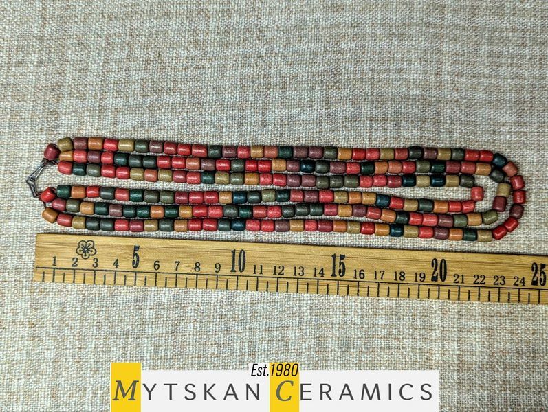 Ceramic necklace, women's jewelry made of natural ceramics. Necklace. Art. 23