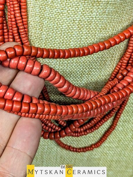 Ceramic necklace, women's jewelry made of natural ceramics. Necklace. Art. 281