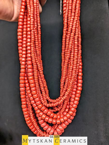 Ceramic necklace, women's jewelry made of natural ceramics. Necklace. Art. 281